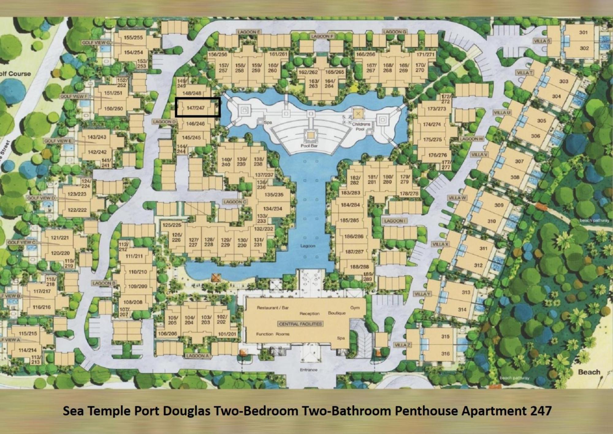 Luxury Apartments At Temple Resort And Spa Port Douglas Rum bild