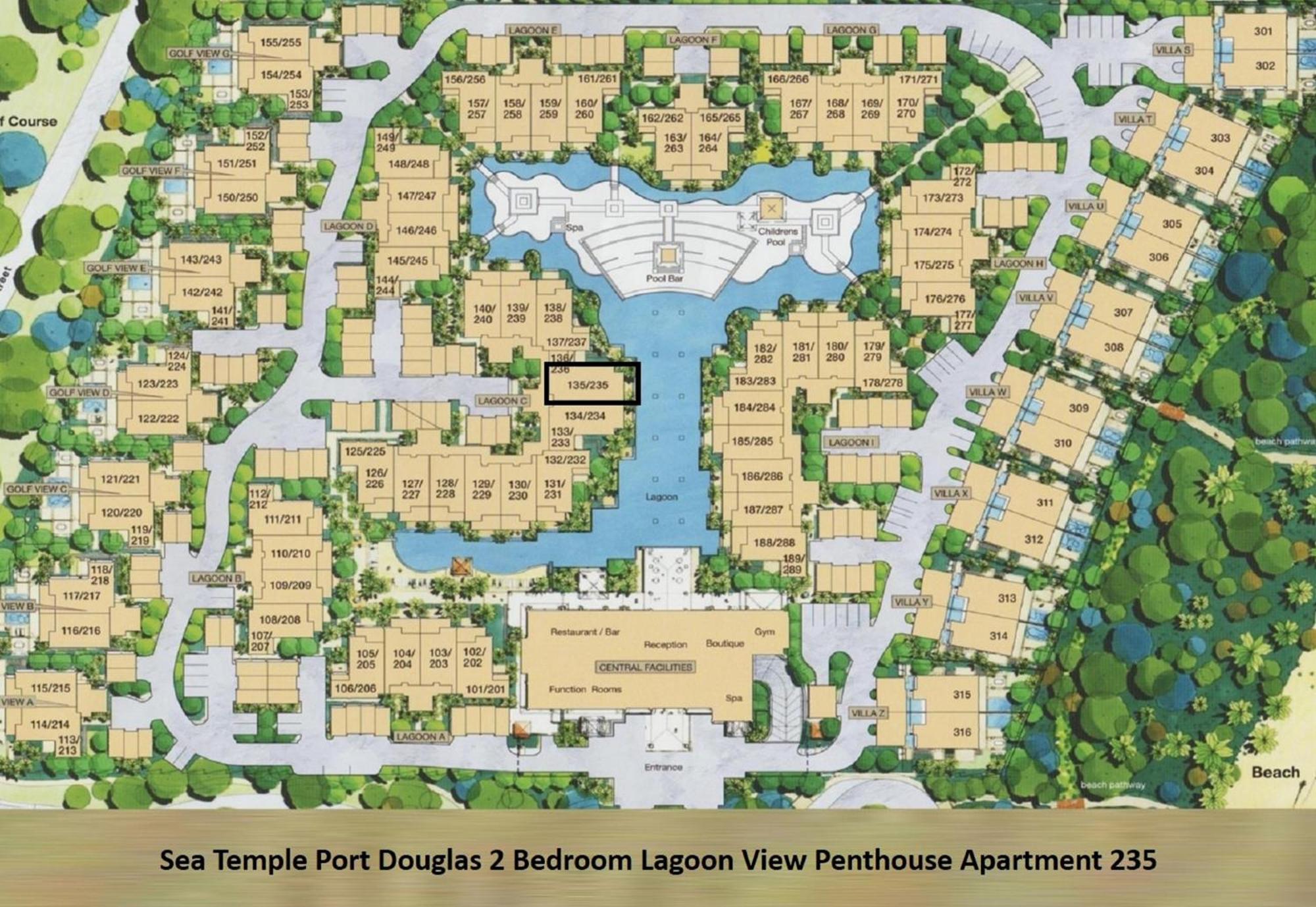 Luxury Apartments At Temple Resort And Spa Port Douglas Rum bild